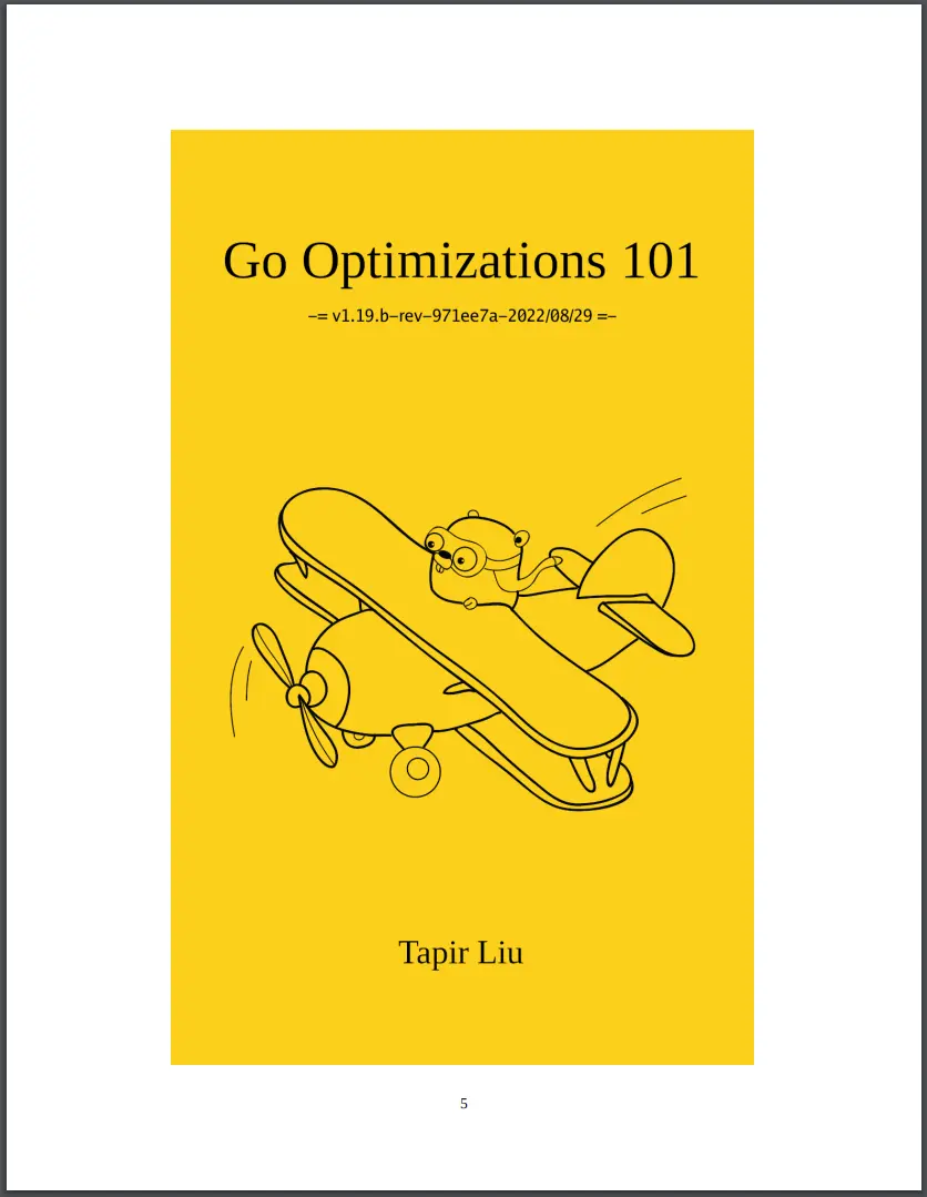 Go Optimizations 101