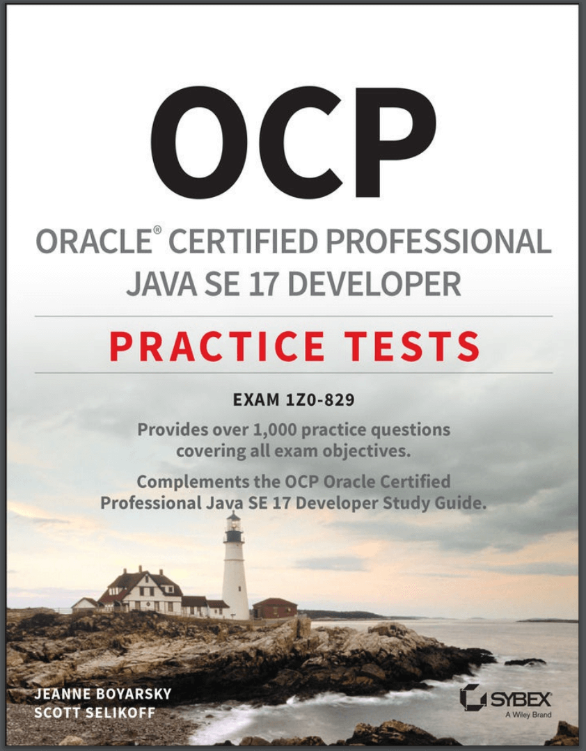OCP Oracle Certified Professional Java SE 17 Developer Practice Tests