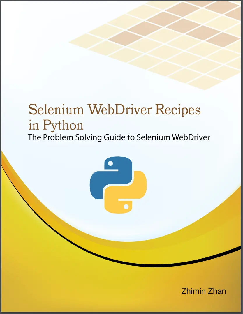 Selenium WebDriver Recipes in Python